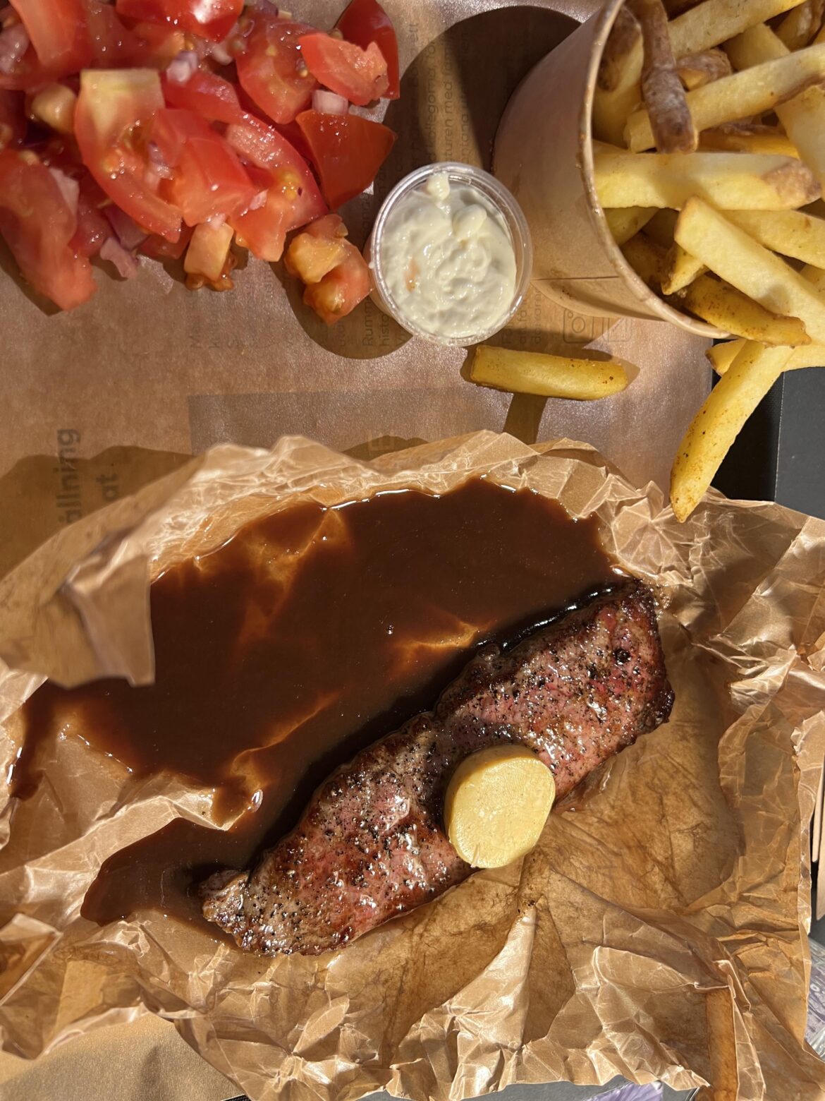 This steak at Sweden