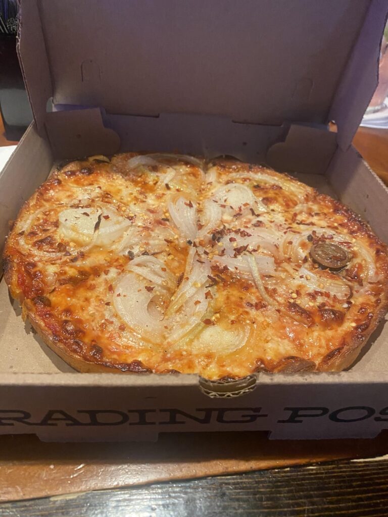 Extra Onion Pizza Well Done