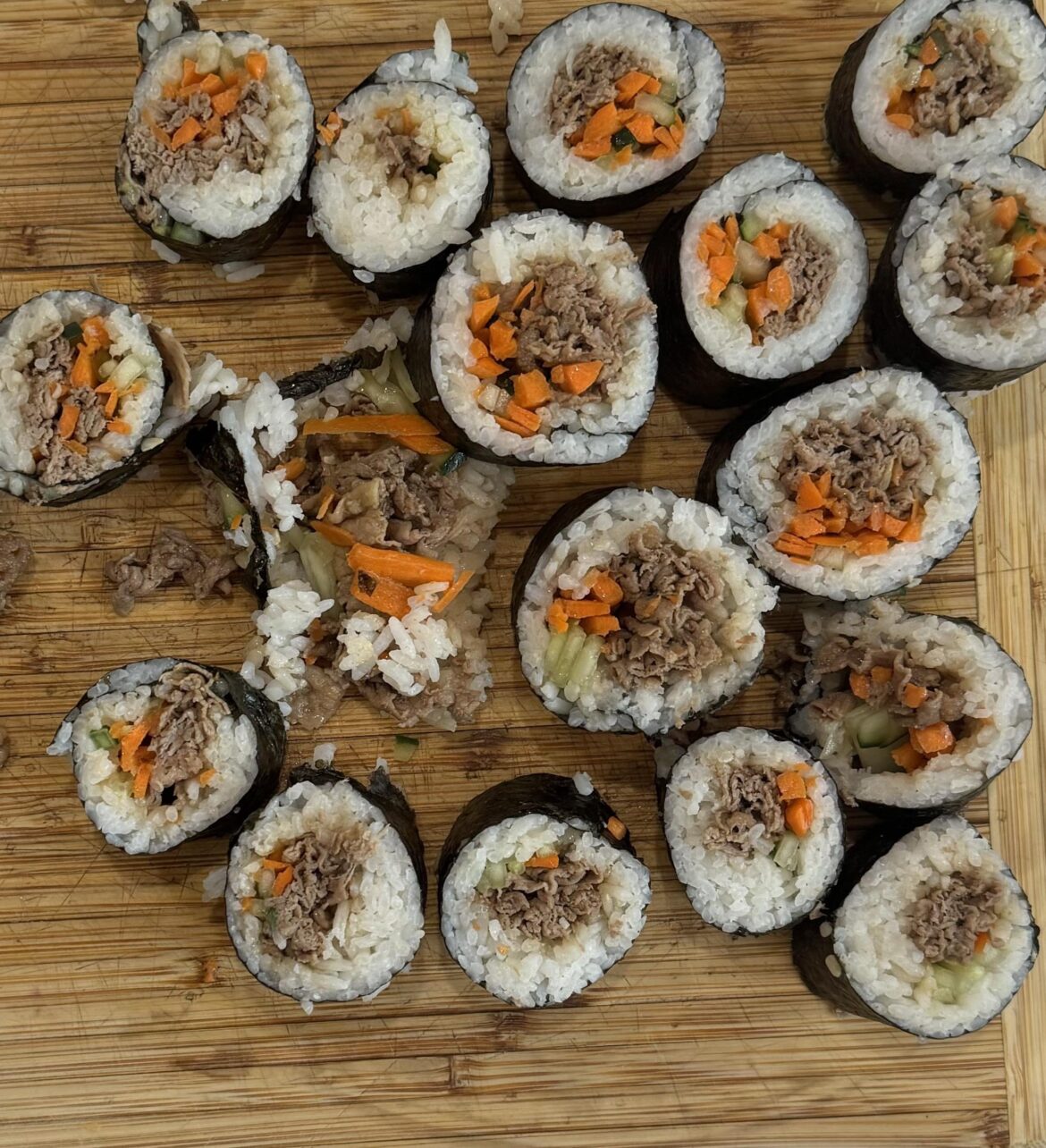 Gimbap attempt 1