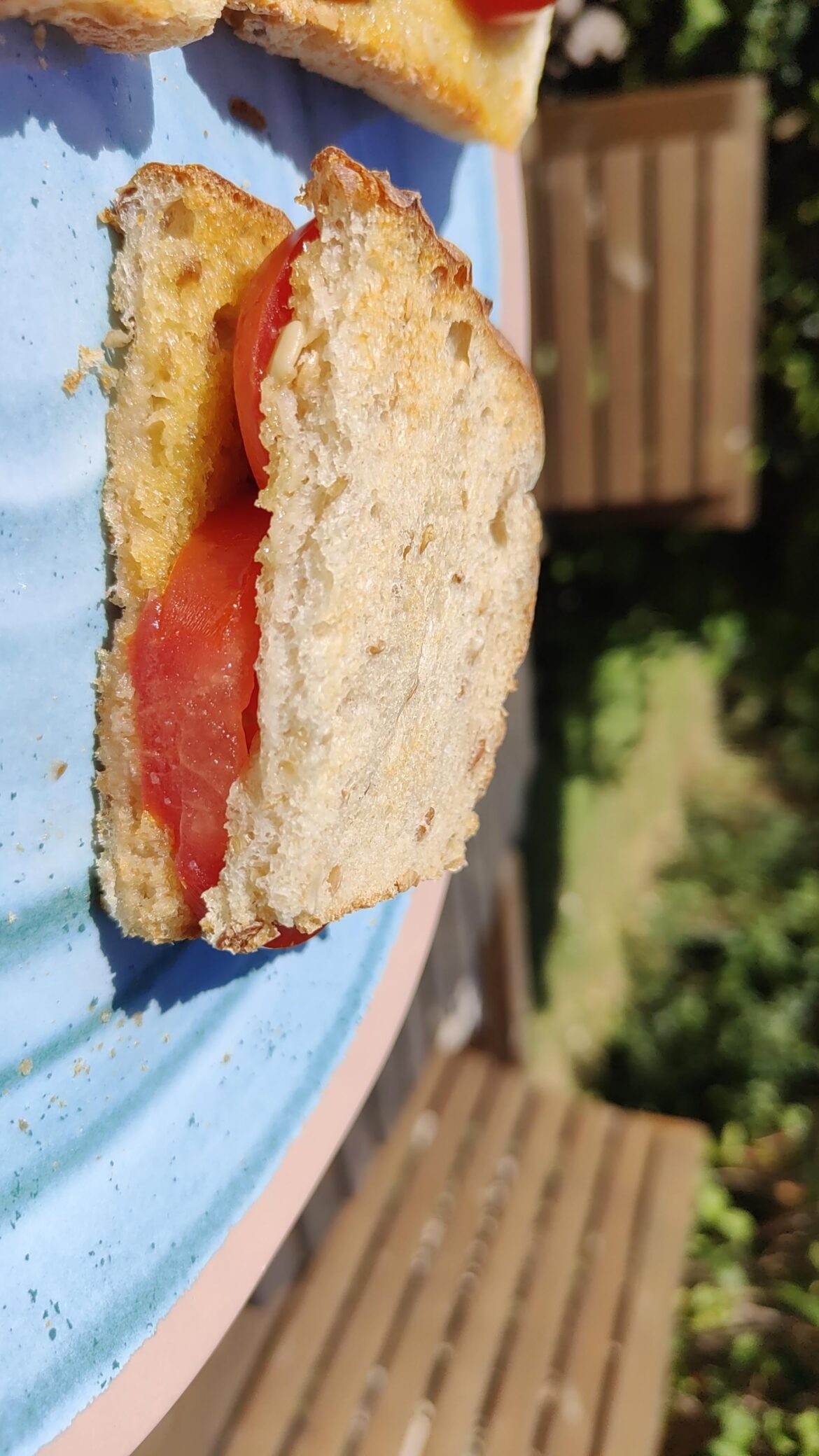 Kept thinking what's with all the tomato sandwiches, then I tried one