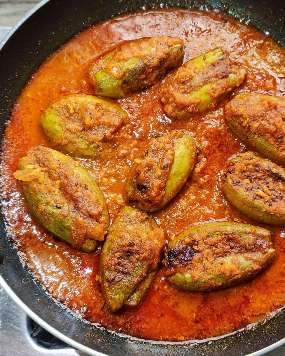 Stuffed parwal ki sabzi
