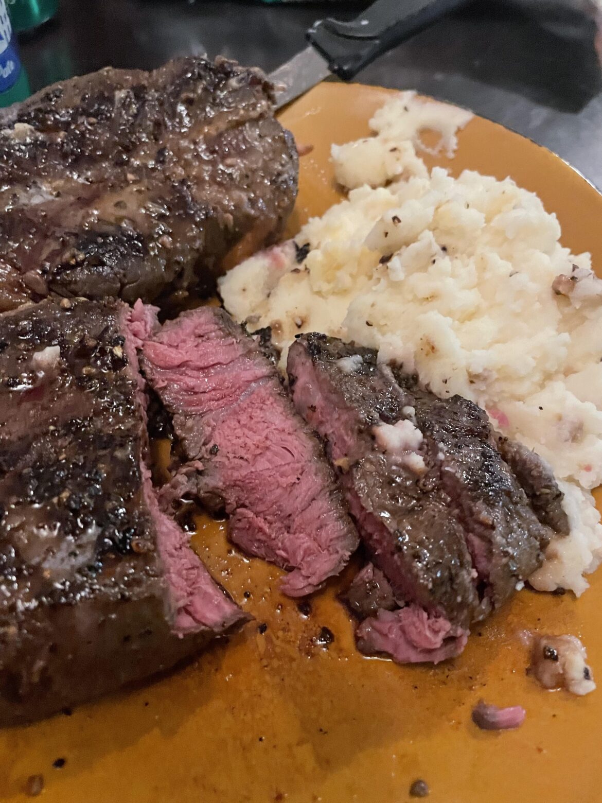 Sous-vide newbie here. Marinated NY Strip. Too rare?