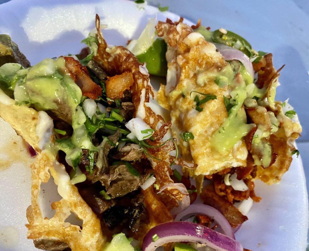 Vampiros at Taco El Amigo are the perfect combo of crunchy and gooey