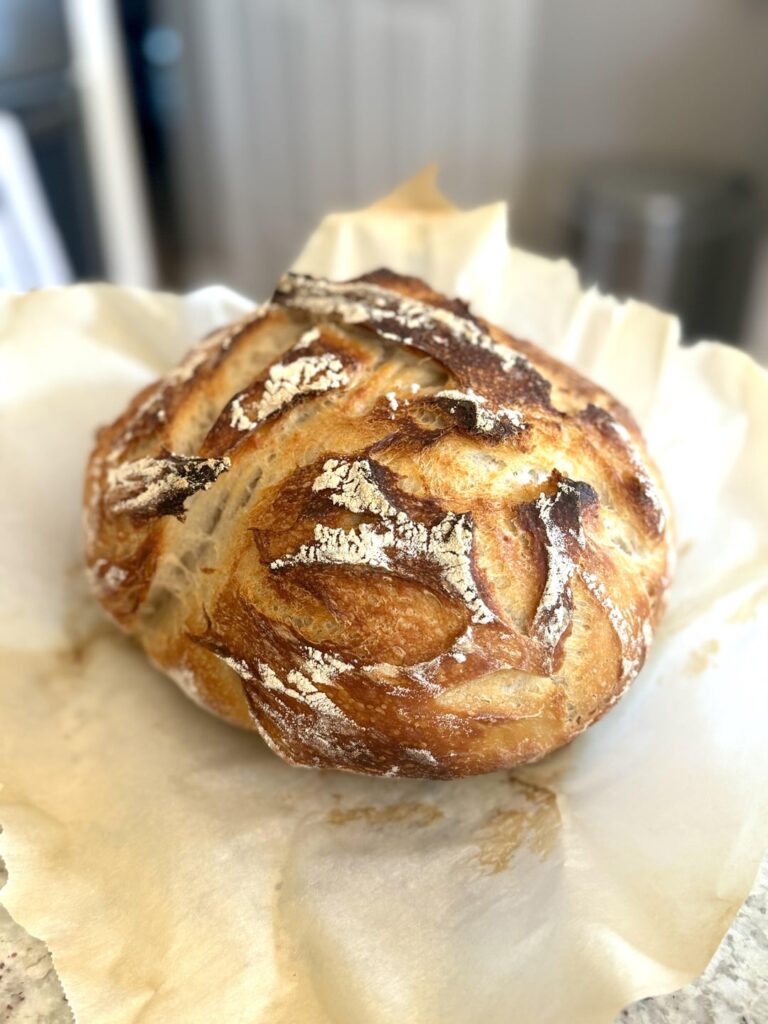 My best loaf yet! But I forgot to shape it…