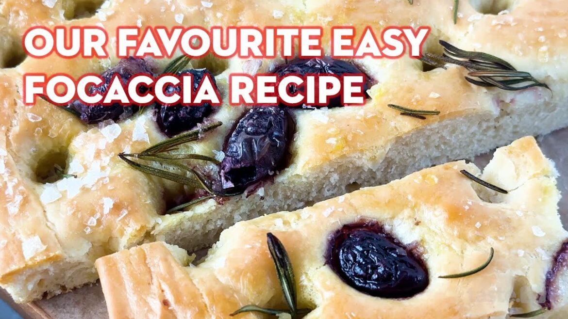 Our favourite easy focaccia recipe | taste.com.au Our favourite easy focaccia recipe | taste.com.au