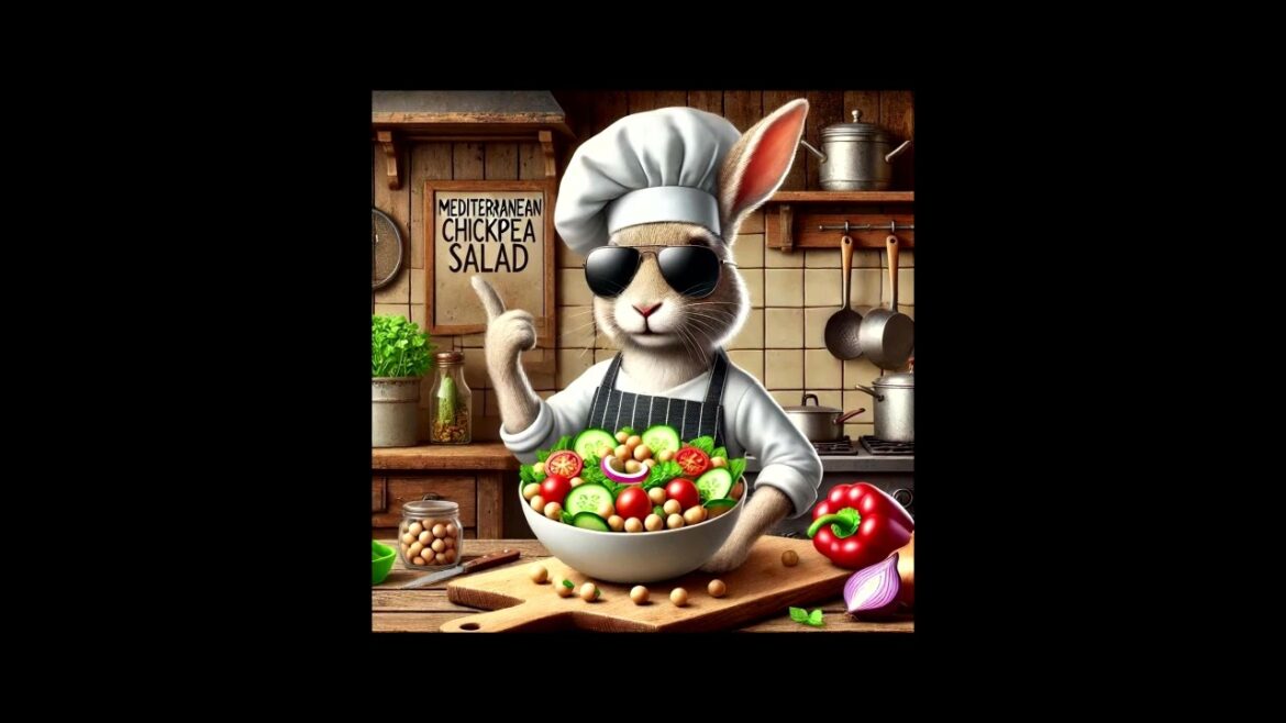 No-Cook Mediterranean Chickpea Salad. Easy Healthy Recipes.