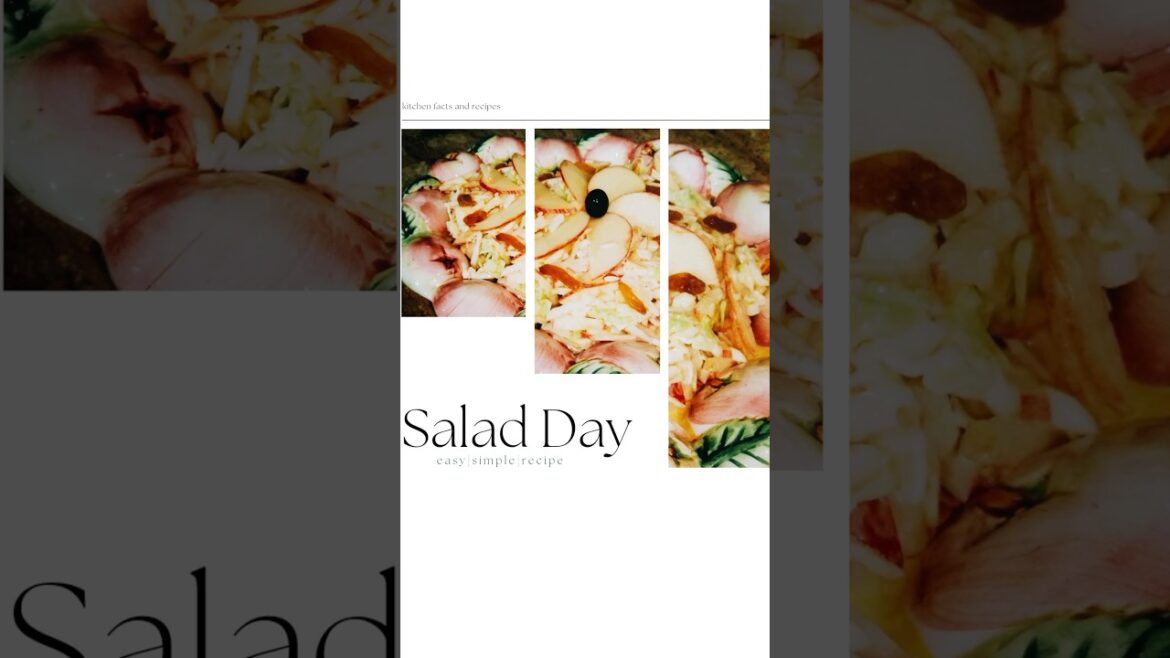 Easy Salad recipe | Apple cabbage salad #shorts Easy Salad recipe | Apple cabbage salad #shorts