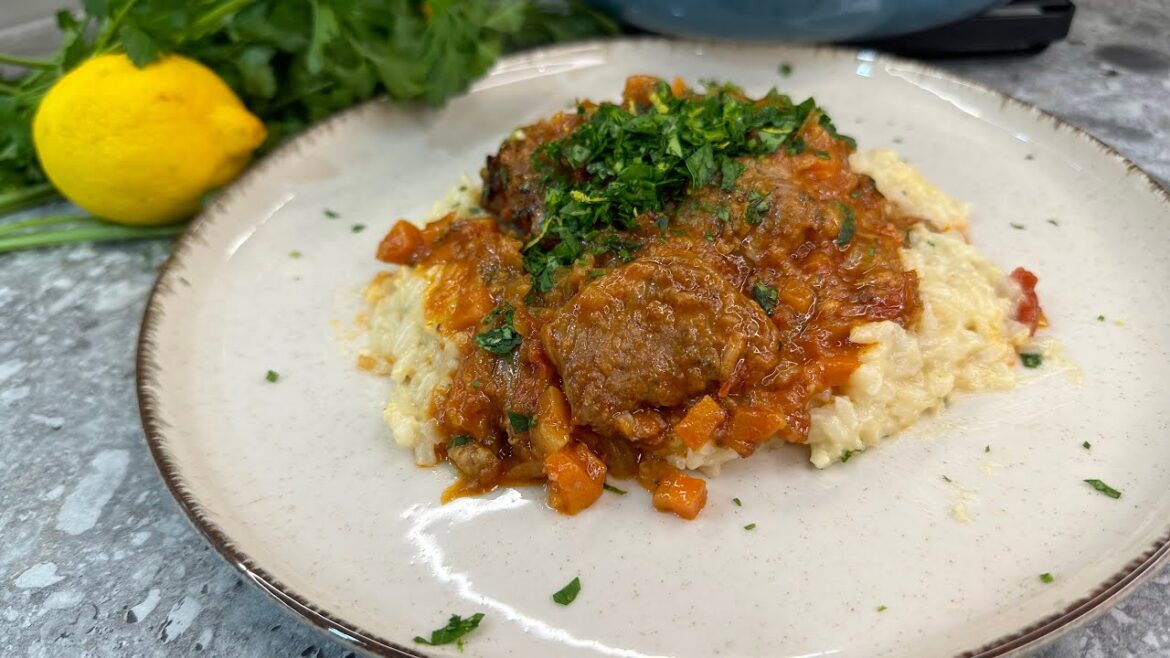 Ossobuco and risotto alla milanese Ossobuco and risotto alla milanese