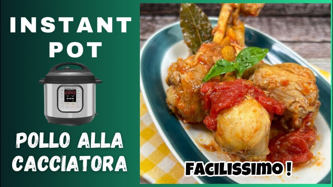 -Instant pot- Pollo alla cacciatora, facilissimo. Easy Chicken cacciatora recipe -Instant pot- Pollo alla cacciatora, facilissimo. Easy Chicken cacciatora recipe
