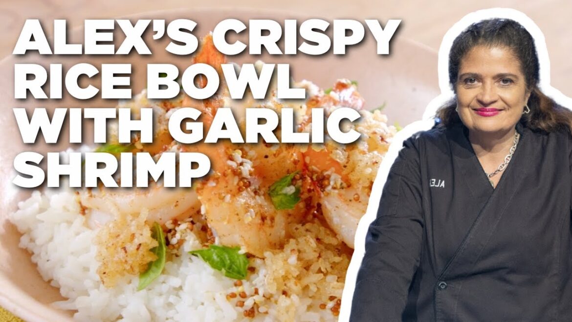 Alex Guarnaschelli's Crispy Jasmine Rice Bowl with Garlic Shrimp | Alex vs. America | Food Network