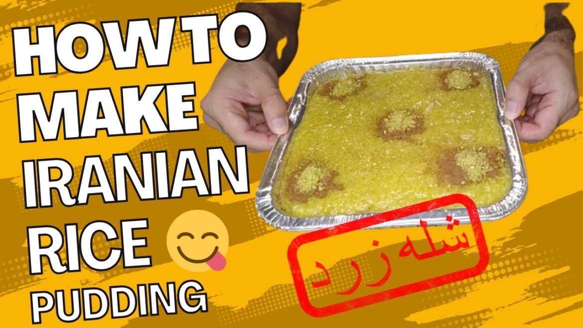 How to Make Iranian Rice Pudding (Sholeh Zard)