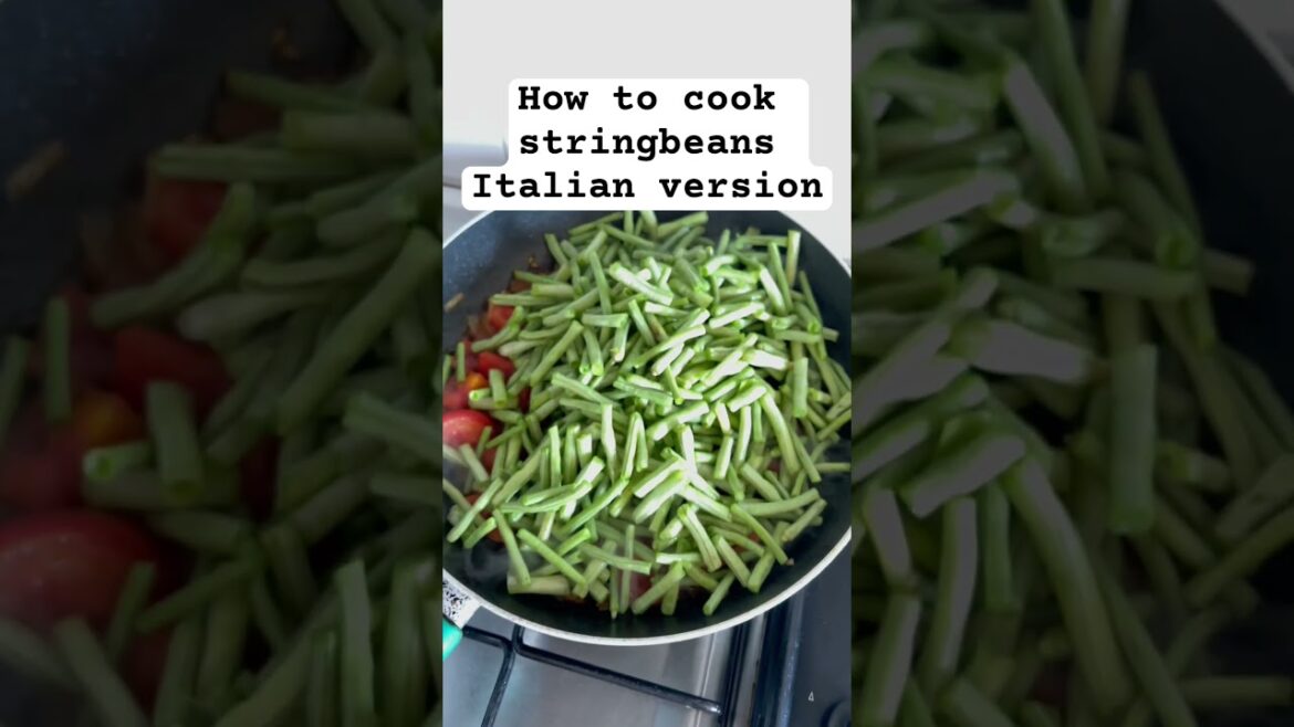 Italian  string beans #cooking #ofwitaly #filipino #philippines