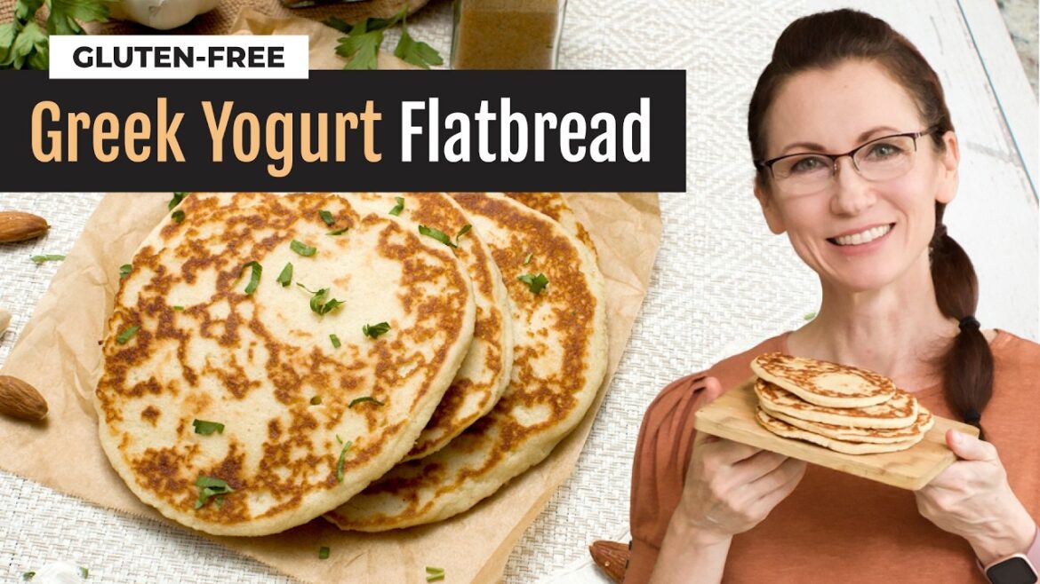 EASY Greek Yogurt Flatbread | Protein Naan Bread | No Yeast
