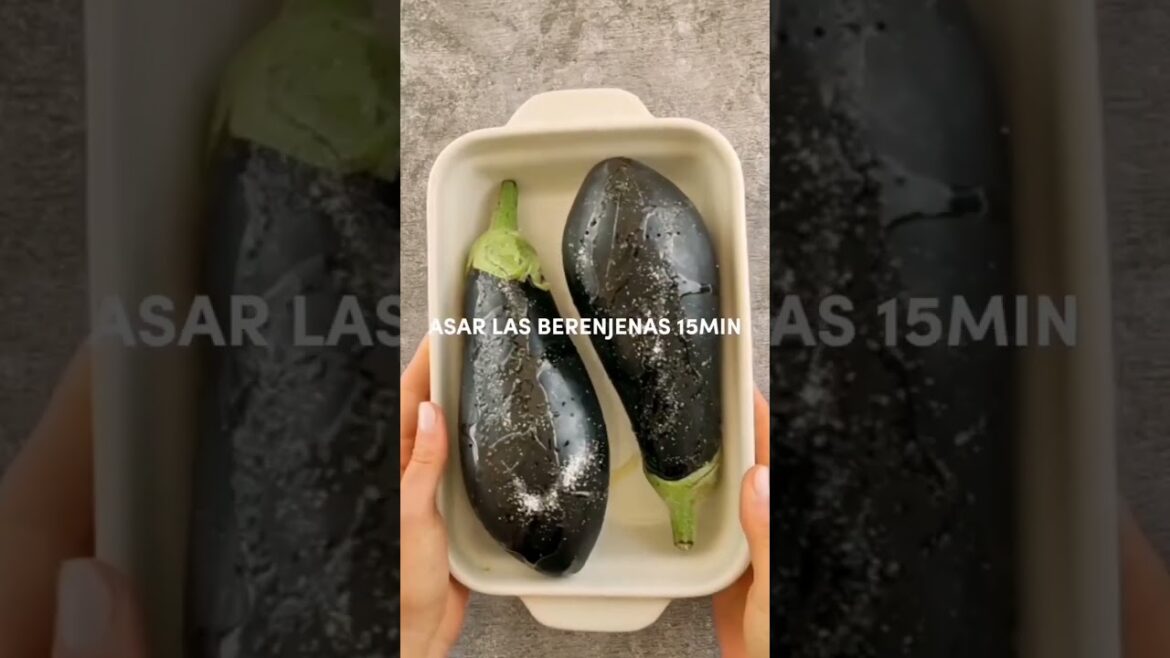 COMO HACER ENSALADA DE BERENJENA MARROQUÍ O ZAALOUK #shorts COMO HACER ENSALADA DE BERENJENA MARROQUÍ O ZAALOUK #shorts