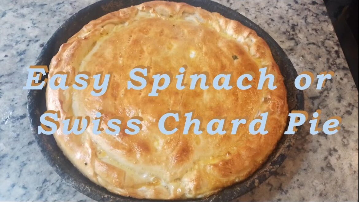 Spinach or Chard Tart! Homemade or store-bought dough! Customize with YOUR favorite leafy green! . Spinach or Chard Tart! Homemade or store-bought dough! Customize with YOUR favorite leafy green! .