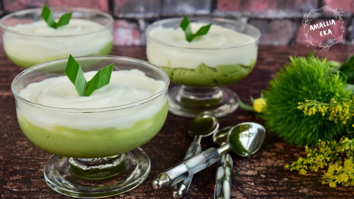 Do you have pandan, coconut milk and rice flour at home? this easy dessert only need 5 ingredients! Do you have pandan, coconut milk and rice flour at home? this easy dessert only need 5 ingredients!