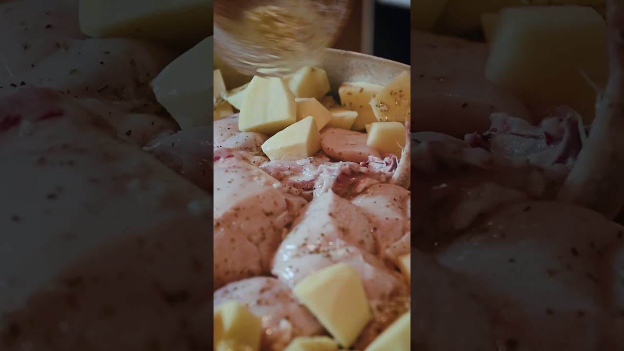 Greek SheetPan Lemon Roasted Chicken and Potatoes Dining and Cooking