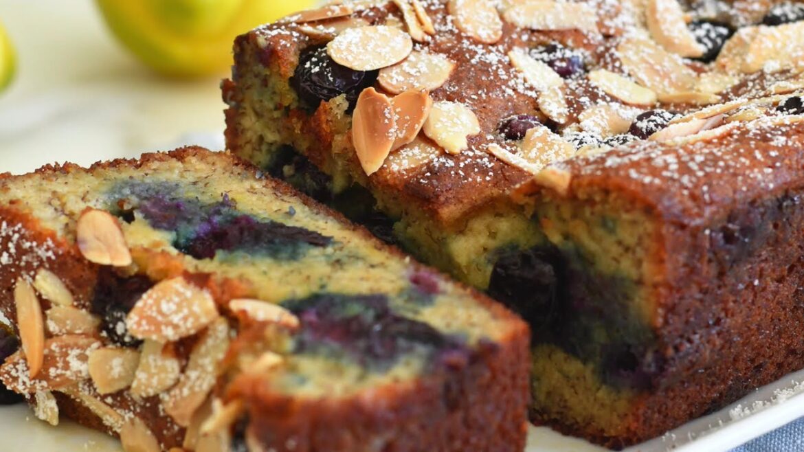 Gluten-Free Blueberry Banana Bread With Almond Flour