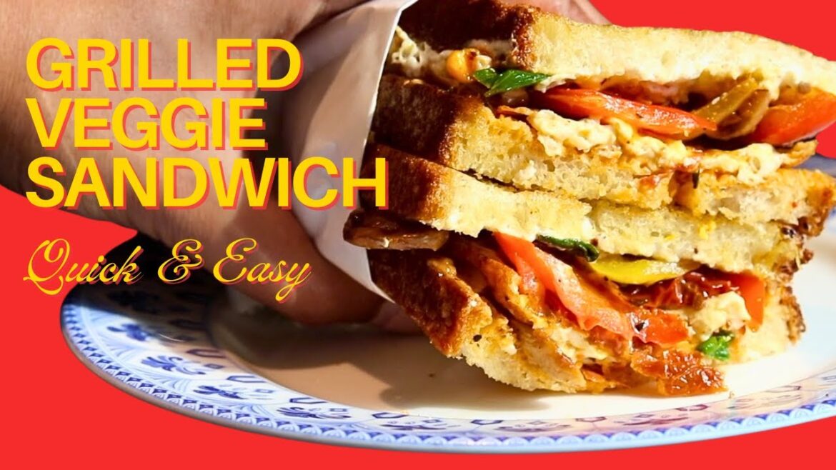 Grilled Veggie Sandwich Recipe – Quick, Easy and Healthy Grilled Veggie Sandwich Recipe - Quick, Easy and Healthy