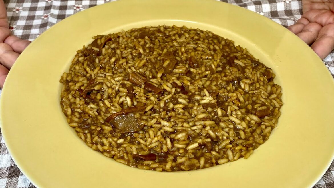 Risotto con Hongos Setas Porcini Secas Risotto con Hongos Setas Porcini Secas