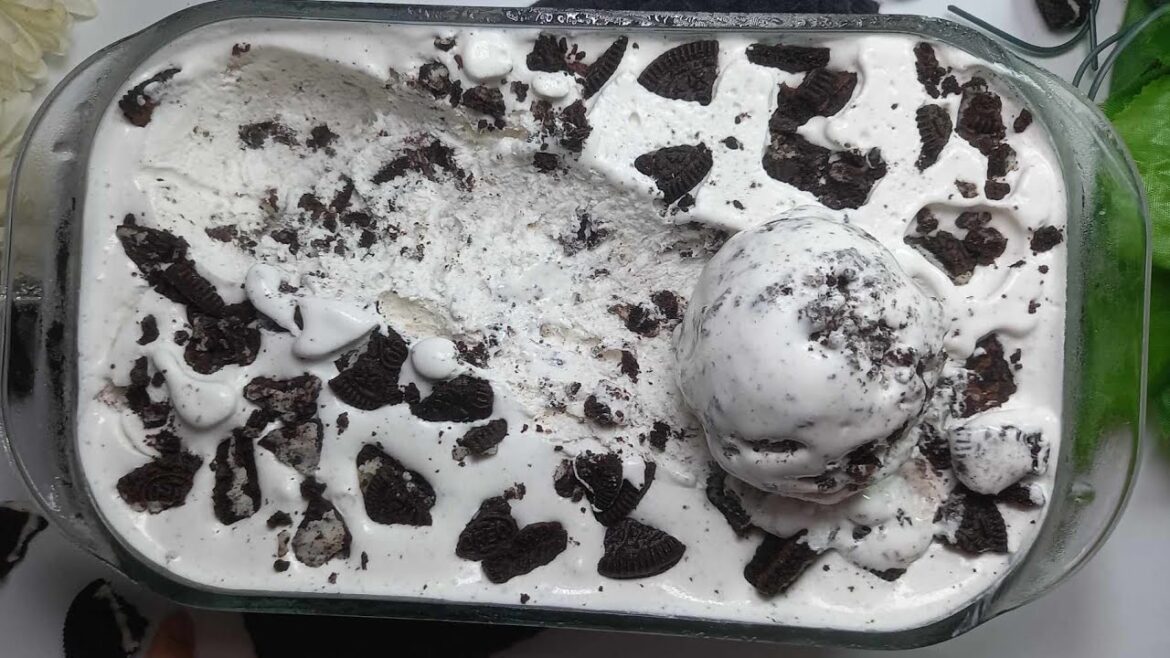Oreo Ice-cream Recipe || How to make Oreo Ice-cream at Home || Homemade Ice-cream Recipe #food #4k