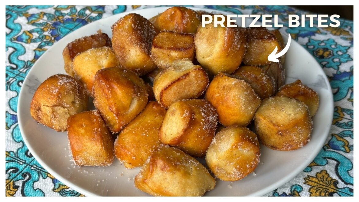 Soft Pretzel Recipe | Cinnamon Sugar Pretzel Bites | Mr Pretzels-Style