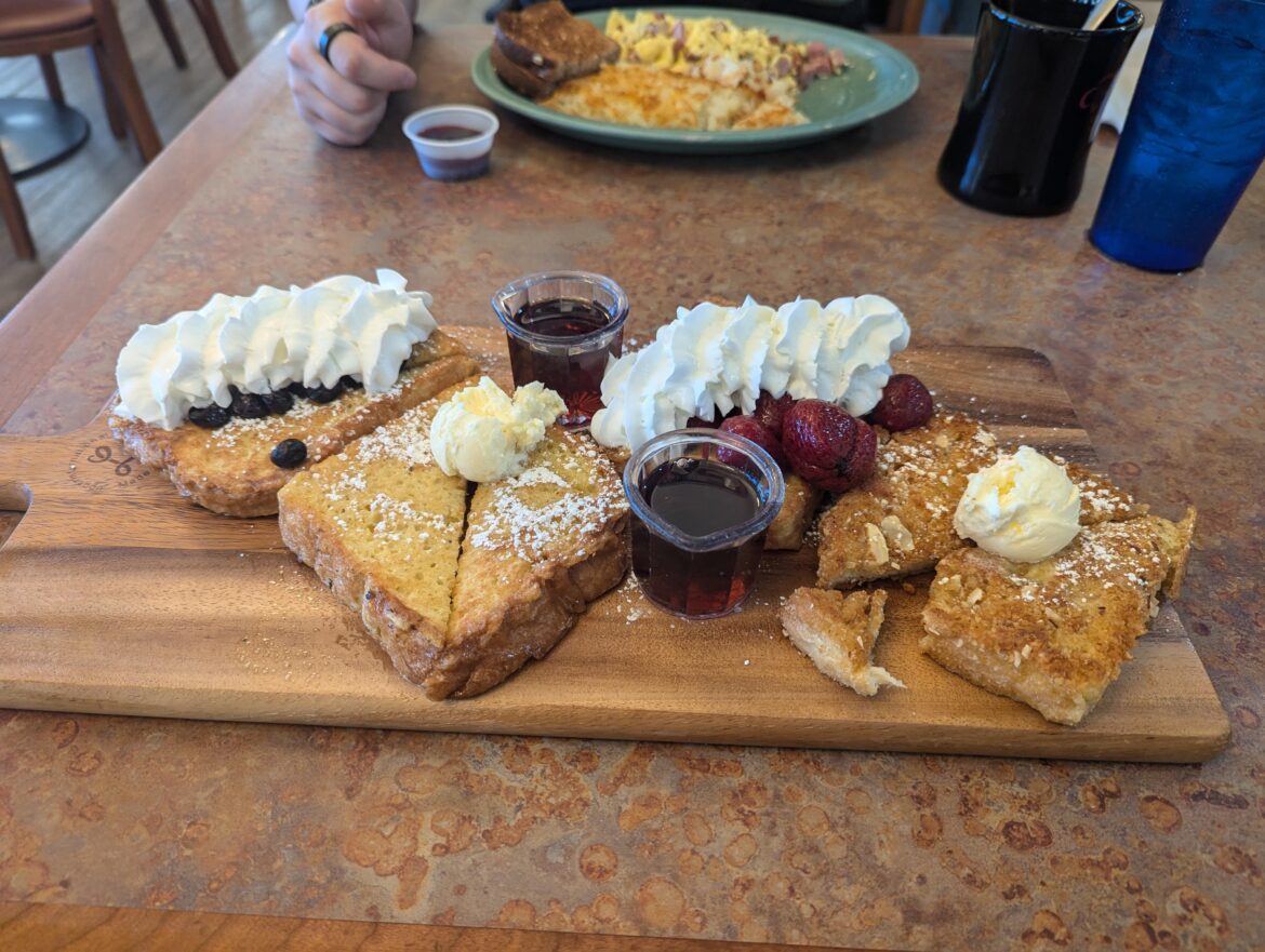 What's going to keep my syrup on the... board?