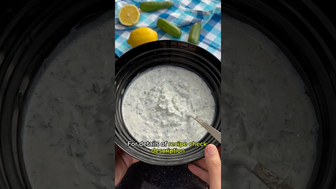 How to make easy Greek Tzatziki sauce | a healthy alternative of mayo #foodandthefoodie #shorts How to make easy Greek Tzatziki sauce | a healthy alternative of mayo #foodandthefoodie #shorts