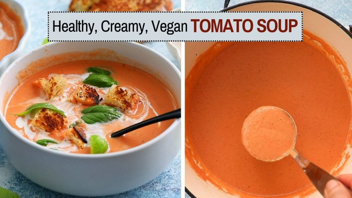 Thick & Creamy Tomato Soup – No Cream, No Broth Thick & Creamy Tomato Soup - No Cream, No Broth