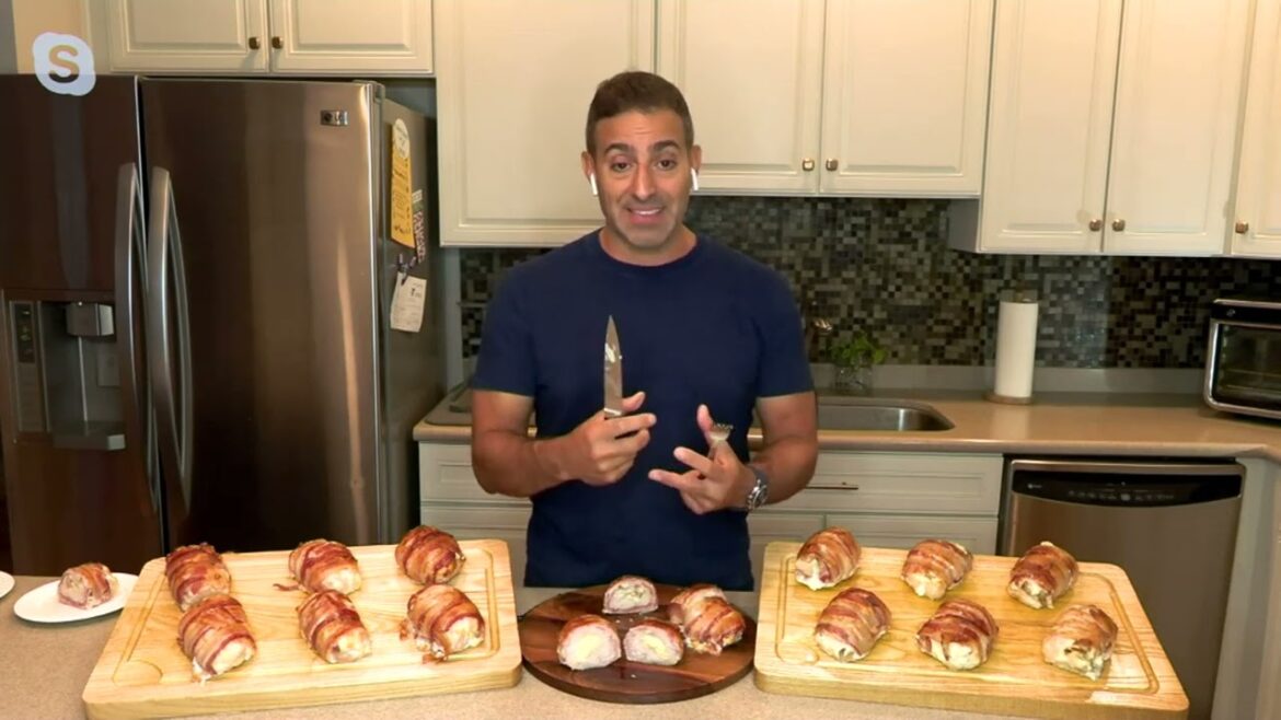 Family Farms (6) 14-oz Bacon Wrapped Stuffed Chicken Breasts on QVC Family Farms (6) 14-oz Bacon Wrapped Stuffed Chicken Breasts on QVC