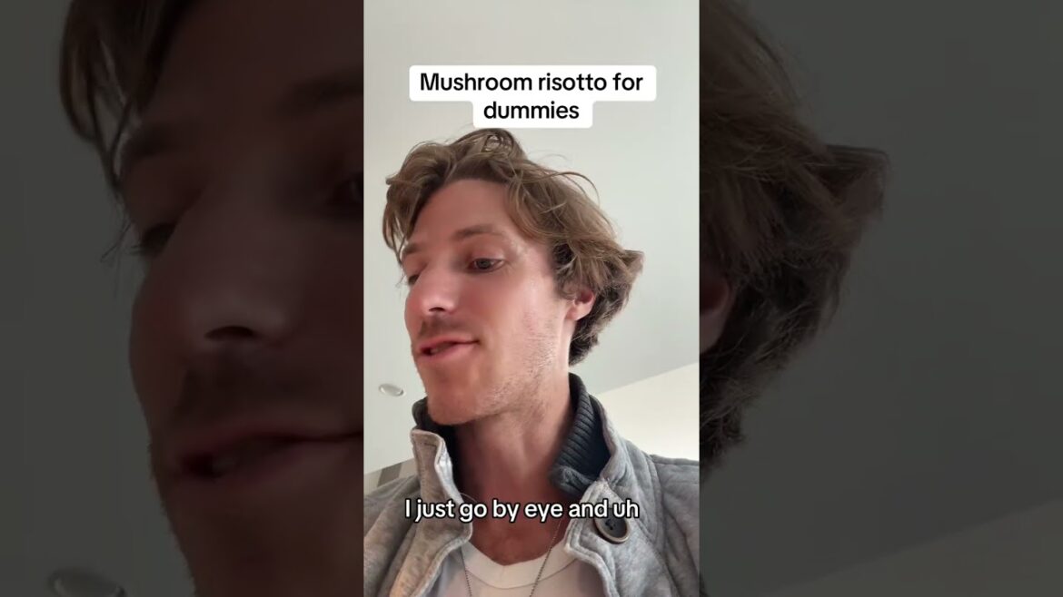 Teaching Americans how to cook Italian today we’re making mushroom risotto supercheap super easy no