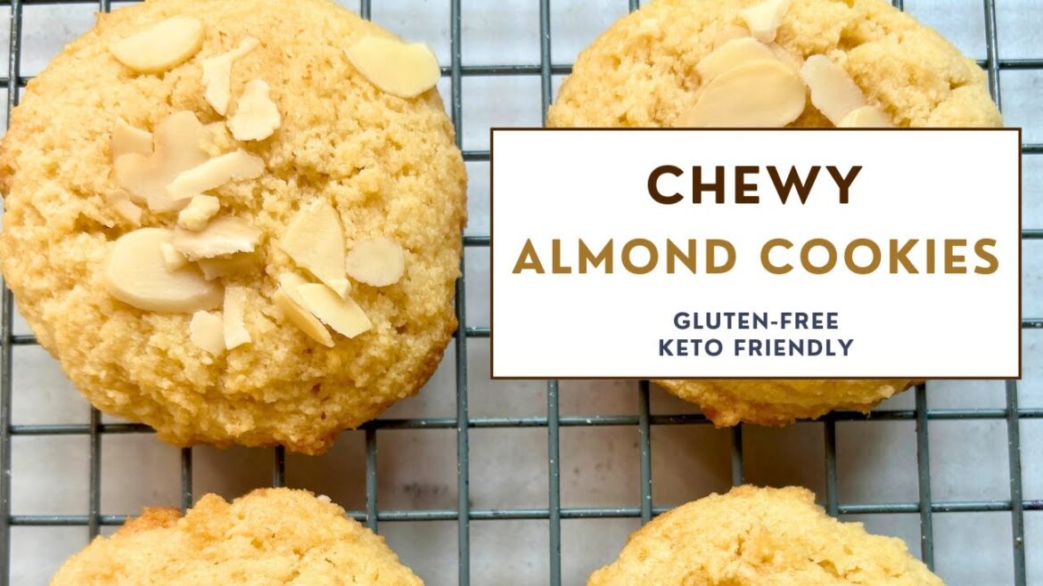 EASY Low Sugar Soft & Chewy Almond Cookies EASY Low Sugar Soft & Chewy Almond Cookies