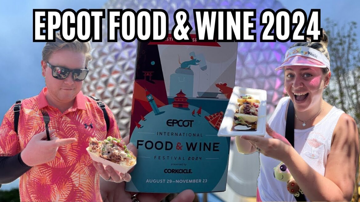 Trying over 30 food items at Epcot International Food and Wine Festival | EPCOT 2024