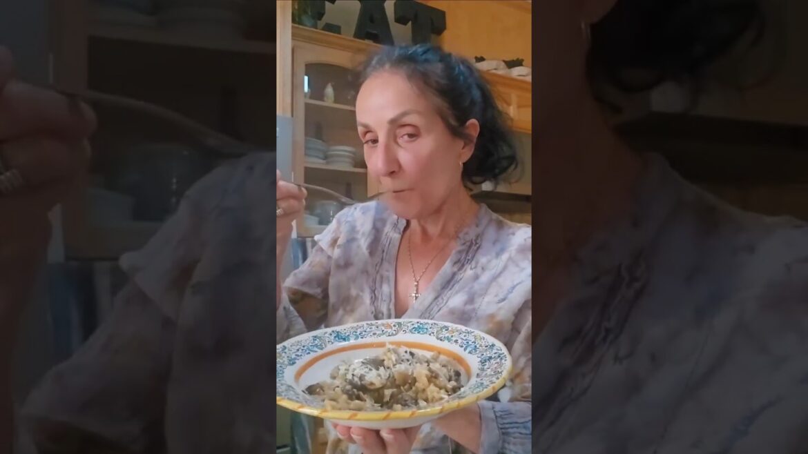 Homemade Restaurant Mushroom risotto #food #italianfood#mushroomrisotto #risotto #risottorecipe