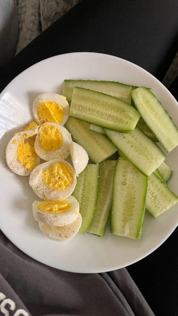 I love to eat eggs with anything