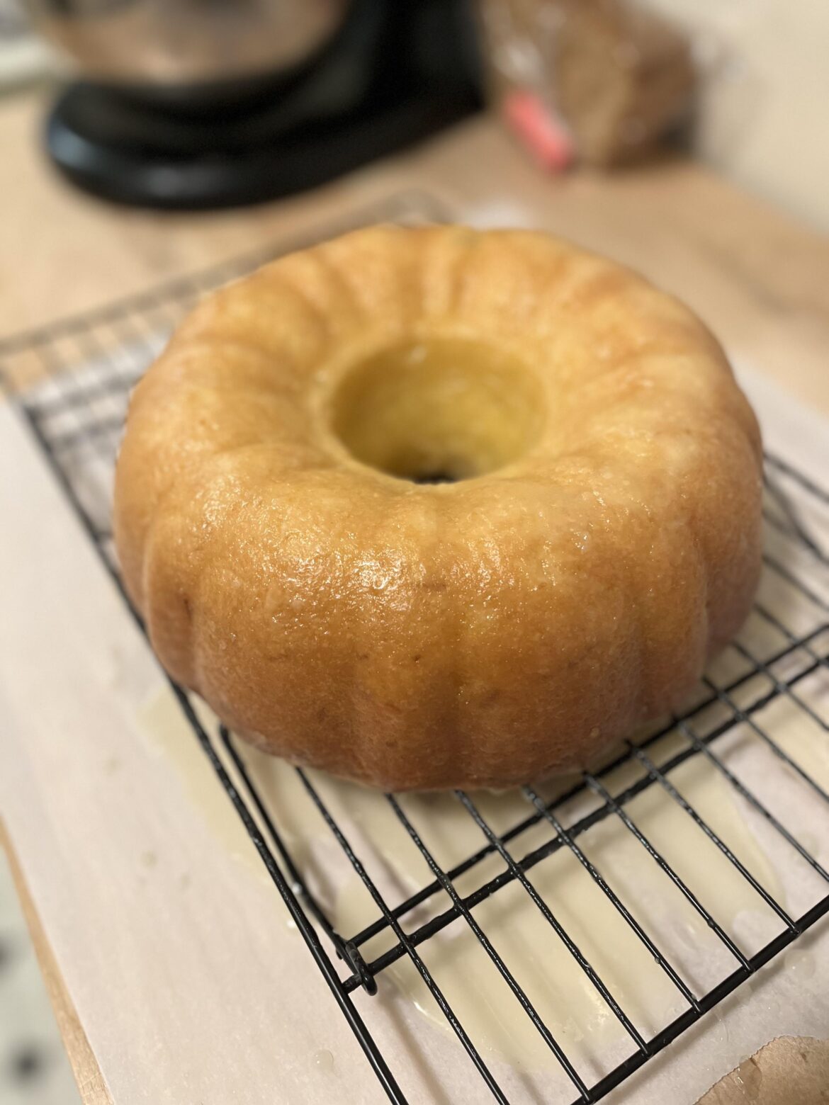 Lemon Bundt cake. Shit ton of lemon zest and the fruit and juice of multiple lemons in the dough. Topped with a tart lemon glaze.