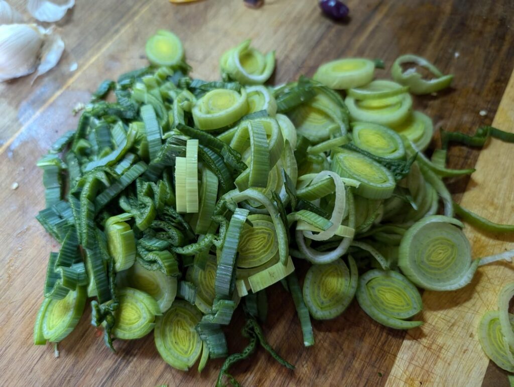 Since y'all are ok with Leeks, I present to you a Leek Frittata.