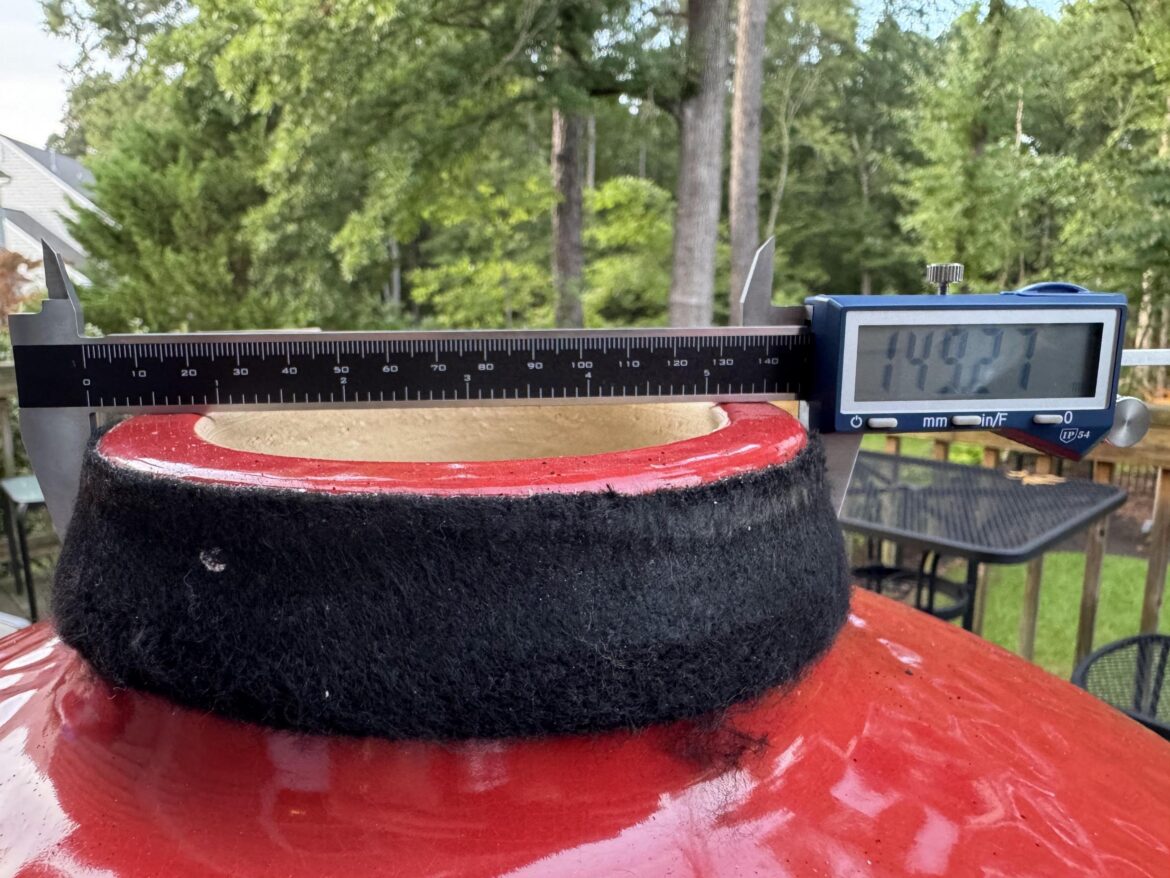 Smokeware chimney cap won’t fit Smokeware chimney cap won't fit