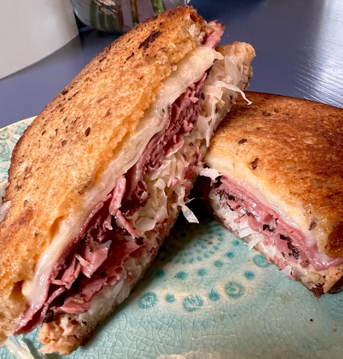 I made a Rueben and it slapped