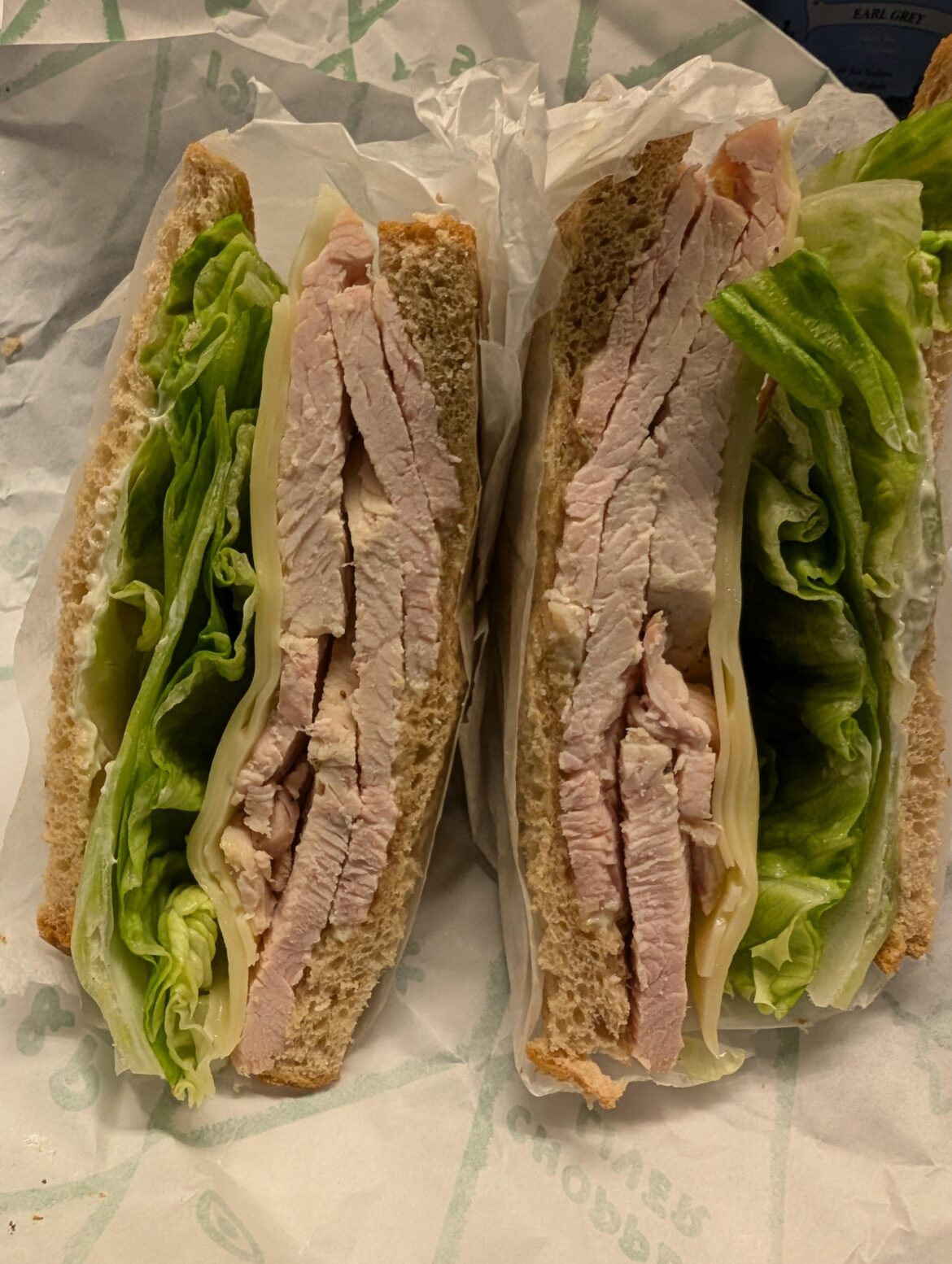 Roasted Turkey and Swiss from S&P (former location of Eisenberg's, now owned by Court Street Grocers) in NYC