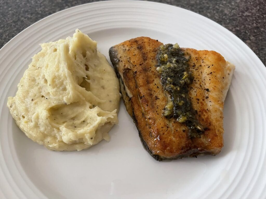 Buttery Basil Barramundi…Love ALL the Barramundi’s. Review Below ⬇️ Buttery Basil Barramundi…Love ALL the Barramundi’s. Review Below ⬇️