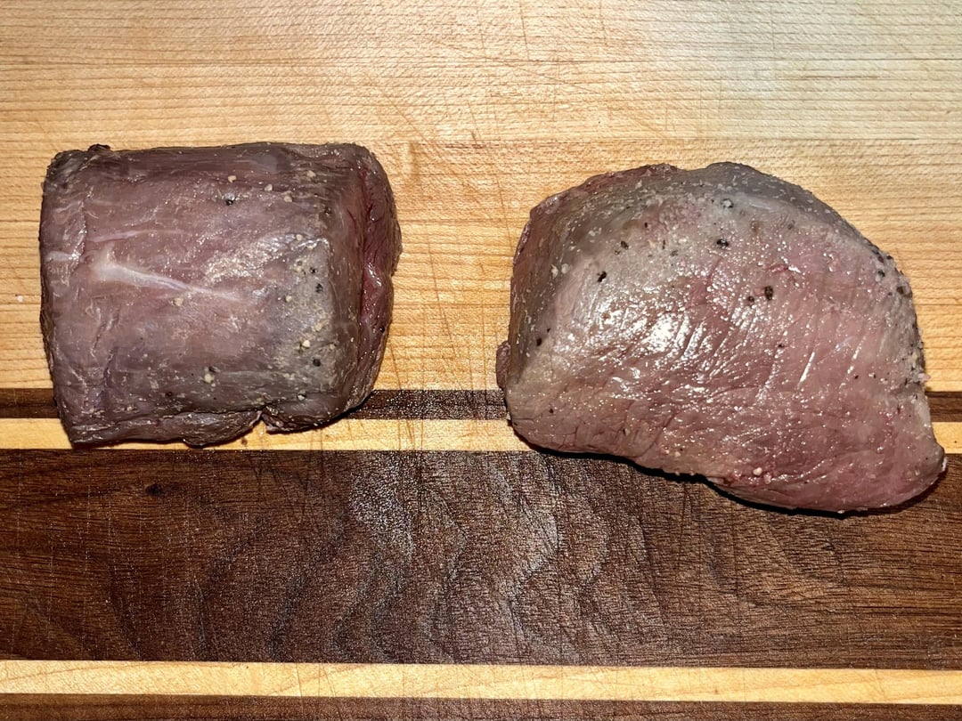 Beef and bison filets for my wife’s birthday Dining and Cooking