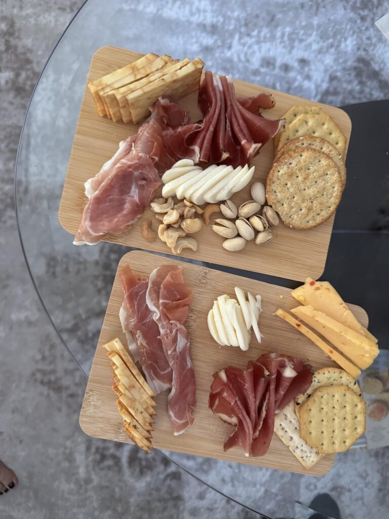 My first boards for my daughter and I for movie night snack.