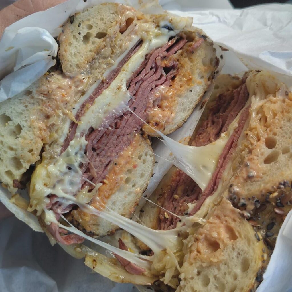 Reuben bagel