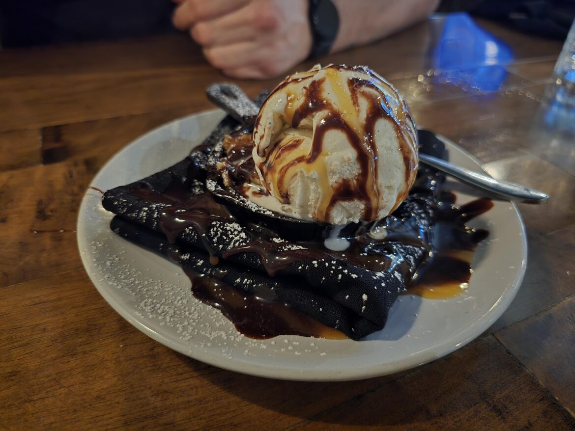 There is a plate, but this is a little extra.