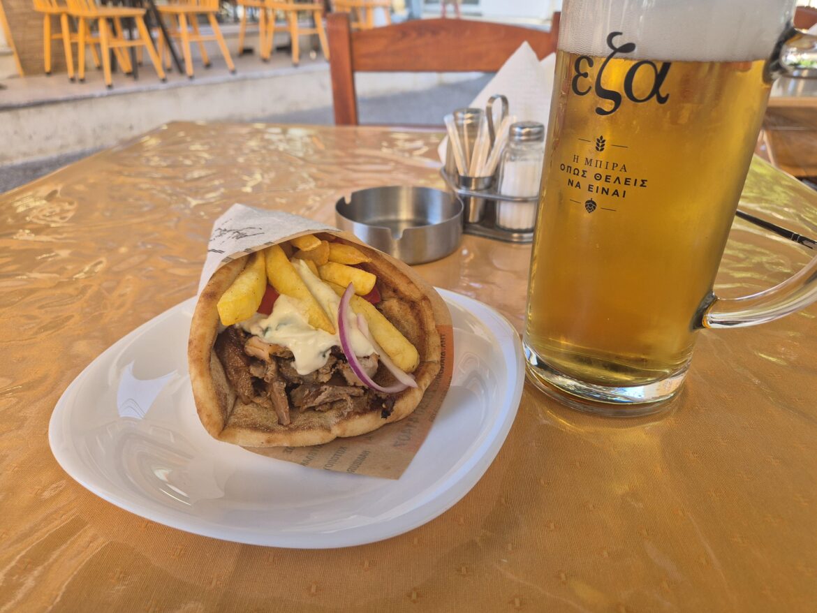 Pork Gyros, Crete