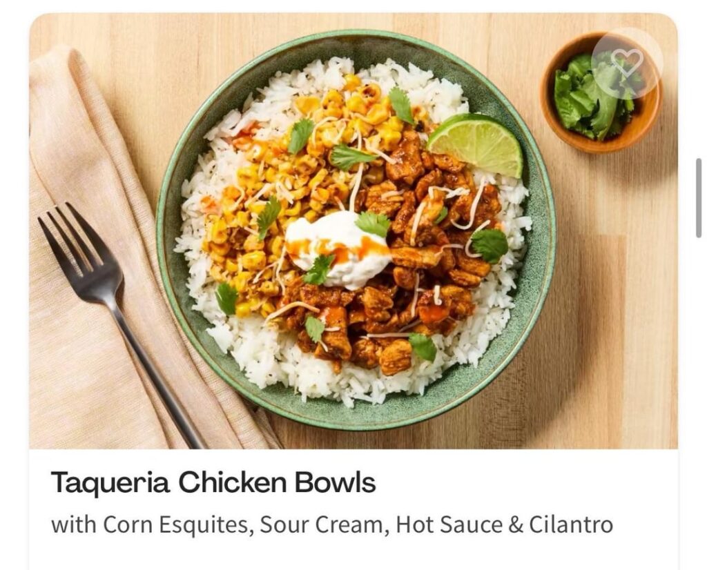 Taqueria chicken bowls