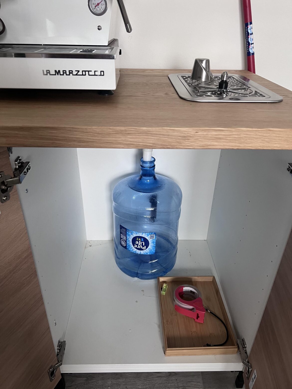 Pitcher rinser at home?