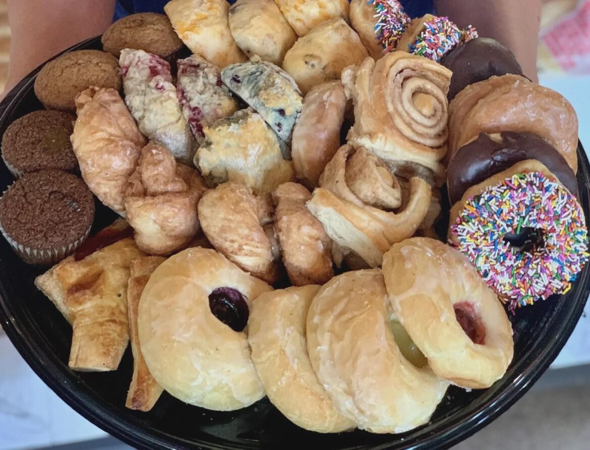 A morning charcuterie board i made for my coworkers!