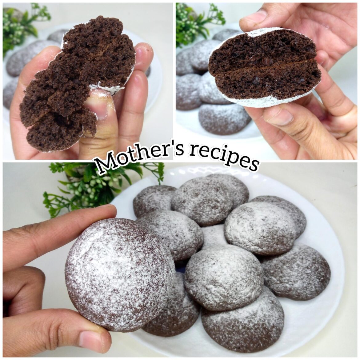Double Chocolate Chip Cookies without butter and with 1egg melt in the mouth recipe in the comments